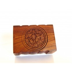 Beautiful hand carved wooden box