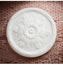 Highly Detailed Polystyrene Ceiling Rose - 48 cm Diameter