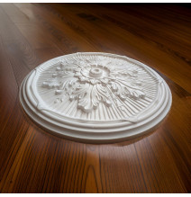 Highly Detailed Polystyrene Ceiling Rose - 48 cm Diameter