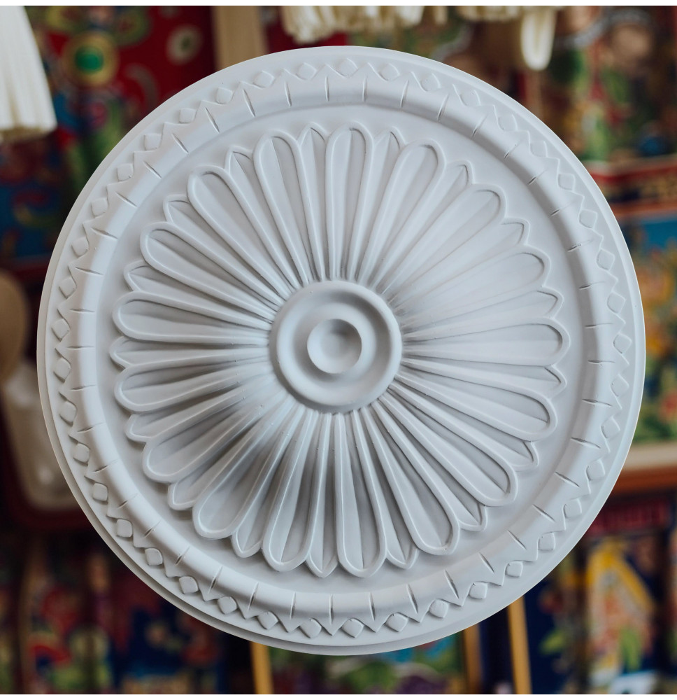 Classic  Medium Size Polyurethane Ceiling Rose - 38 cm Diameter