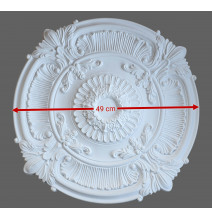 Classic Polyurethane Ceiling Rose - 49 cm diameter