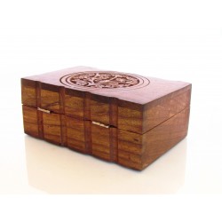 Beautiful hand carved wooden box