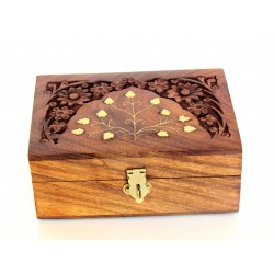 Hand Carved Jewellery Box