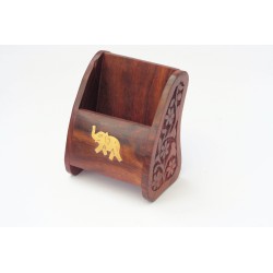 Exquisitely handcrafted Wooden Mobile Phone Holder