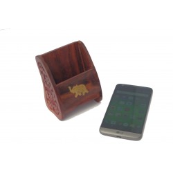 Exquisitely handcrafted Wooden Mobile Phone Holder