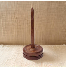 Wooden Yarn Holder with Twirling Mechanism