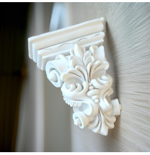 Highly Detailed Polyurethane Corbels for home decoration